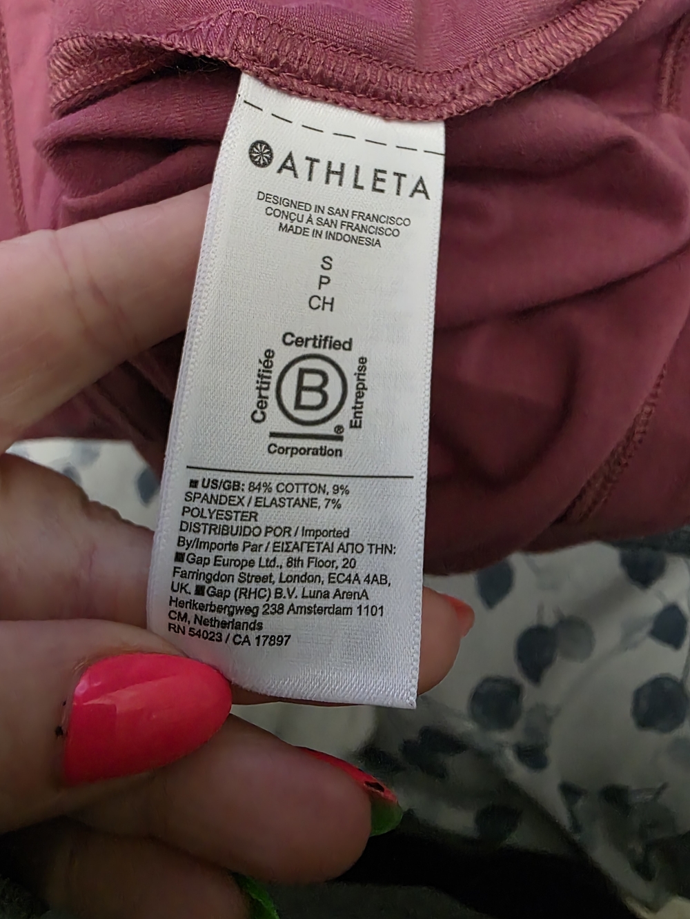 Athleta Dusty Rose V-Neck Ruched T-Shirt Dress Size S | Casual | Travel - Picture 7 of 7